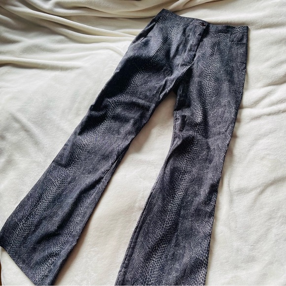 NEW High waisted Flared Animal Print Pants - Picture 5 of 6